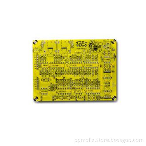 Yellow Solder Mask 1 OZ Multilayer Printed Circuit Board As